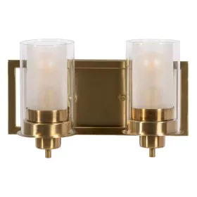 Luz de Parede Dourado Cristal Ferro A 220-240 V 36 x 17 x 21 cm de BigBuy Home, Candeeiros de parede - Ref: S8804824, Preço: ...