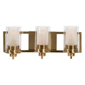 Wall Light Golden Crystal Iron A 220-240 V 56 x 17 x 21 cm by BigBuy Home, Multi-armed Lights - Ref: S8804854, Price: 88,85 €...