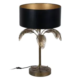 Lâmpada de mesa Preto Dourado 220 -240 V 45 x 45 x 76 cm de BigBuy Home, Candeeiros de mesa e de cabeceira - Ref: S8805027, P...