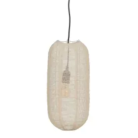 Lámpara de Techo Beige Hierro 220-240 V 20 x 20 x 42,5 cm de BigBuy Home, Iluminación colgante - Ref: S8805030, Precio: 26,77...