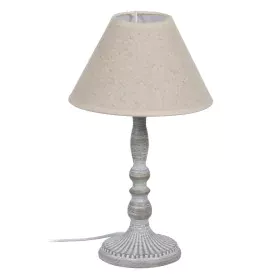 Lampada da tavolo Beige Grigio 60 W 220-240 V 20 x 20 x 34 cm di BigBuy Home, Lampade da tavolo e abat-jour - Rif: S8805136, ...