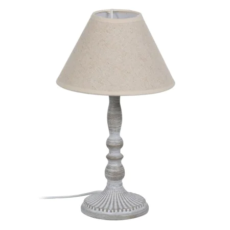 Desk lamp Beige Grey 60 W 220-240 V 20 x 20 x 34 cm by BigBuy Home, Bedside and Table Lamps - Ref: S8805136, Price: 18,44 €, ...