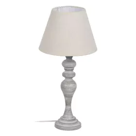 Lampe de bureau Beige Gris 60 W 220-240 V 25 x 25 x 50 cm de BigBuy Home, Lampes de chevet - Réf : S8805139, Prix : 29,27 €, ...