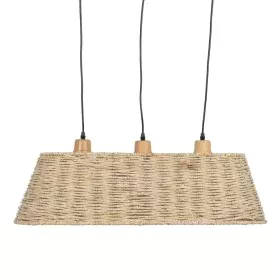 Lámpara de Techo Negro Natural Hierro 220-240 V 77 x 27 x 92 cm de BigBuy Home, Iluminación colgante - Ref: S8805187, Precio:...