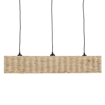 Lámpara de Techo Negro Natural Hierro 220-240 V 88 x 17,5 x 65 cm de BigBuy Home, Iluminación colgante - Ref: S8805188, Preci...