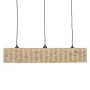 Lampadario Nero Naturale Ferro 220-240 V 88 x 17,5 x 65 cm di BigBuy Home, Lampade a sospensione - Rif: S8805188, Prezzo: 99,...