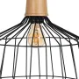 Candeeiro de teto Preto Natural Madeira Ferro 220-240 V 36 x 36 cm de BigBuy Home, Iluminação suspensa - Ref: S8805193, Preço...