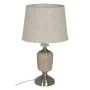 Desk lamp Beige Silver Metal Crystal 10 W 220 V 31,5 x 31,5 x 54 cm by BigBuy Home, Bedside and Table Lamps - Ref: S8805194, ...