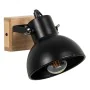 Luz de Parede Preto Bege Madeira Ferro 220-240 V 21 x 14 x 17 cm de BigBuy Home, Candeeiros de parede - Ref: S8805233, Preço:...