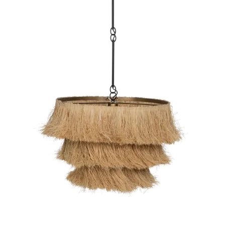 Candeeiro de teto Bege Natural Metal 48,5 x 48,5 x 42 cm de BigBuy Home, Iluminação suspensa - Ref: S8805236, Preço: 100,67 €...