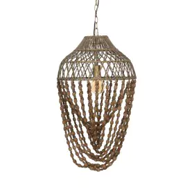 Candeeiro de teto Natural Metal 220-240 V 42,5 x 42,5 x 76 cm de BigBuy Home, Iluminação suspensa - Ref: S8805238, Preço: 118...