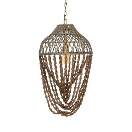 Lampadario Naturale Metallo 220-240 V 42,5 x 42,5 x 76 cm di BigBuy Home, Lampade a sospensione - Rif: S8805238, Prezzo: 118,...