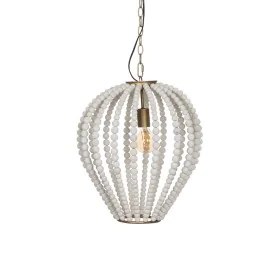 Candeeiro de teto Branco Metal 220-240 V 43 x 43 x 48 cm de BigBuy Home, Iluminação suspensa - Ref: S8805240, Preço: 126,23 €...