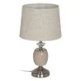 Lampada da tavolo Beige Argentato Metallo Cristallo 10 W 220 V 27 x 27 x 45 cm di BigBuy Home, Lampade da tavolo e abat-jour ...