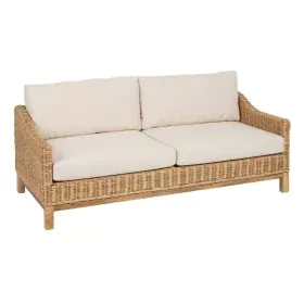 Canapé de jardin Naturel Bois de manguier Foam Fibre naturelle 180 x 86 x 80 cm de BigBuy Home, Canapés - Réf : S8805669, Pri...