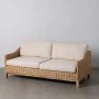 Garden sofa Natural Mango wood Foam Natural Fibre 180 x 86 x 80 cm by BigBuy Home, Sofas - Ref: S8805669, Price: 865,39 €, Di...