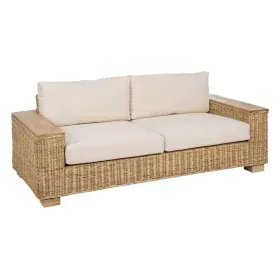 Garden sofa Natural Mango wood Foam Natural Fibre 198 x 88 x 67 cm by BigBuy Home, Sofas - Ref: S8805670, Price: 980,78 €, Di...