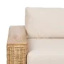 Divano da Giardino Naturale Legno di mango Foam Fibra naturale 198 x 88 x 67 cm di BigBuy Home, Divani - Rif: S8805670, Prezz...