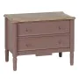 Meuble d'Appoint Naturel Tuile Bois d'épicéa Bois MDF 80 x 45 x 60 cm de BigBuy Home, Commodes - Réf : S8805694, Prix : 239,2...