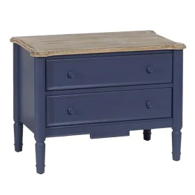 Beistellmöbel Blau natürlich Tannenholz Holz MDF 80 x 45 x 60 cm von BigBuy Home, Kommoden & Sideboards - Ref: S8805695, Prei...