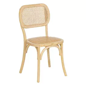 Dining Chair Natural Rattan Elm wood 45 x 41 x 88 cm by BigBuy Home, Garden Dining Chairs - Ref: S8805717, Price: 147,51 €, D...