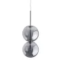 Suspension Argenté Verre Fer 28 W 220-240 V Ø 15 cm 15 x 15 x 120 cm de BigBuy Home, Suspensions - Réf : S8805806, Prix : 23,...