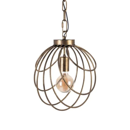 Ceiling Light Golden Iron 40 W 220-240 V 29 x 29 x 31 cm by BigBuy Home, Pendant Lights - Ref: S8805906, Price: 29,34 €, Disc...