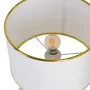 Lampe de bureau Blanc Doré Céramique 60 W 220-240 V 32 x 32 x 45 cm de BigBuy Home, Lampes de chevet - Réf : S8805920, Prix :...