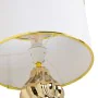 Lampe de bureau Blanc Doré Céramique 60 W 220-240 V 32 x 32 x 45 cm de BigBuy Home, Lampes de chevet - Réf : S8805920, Prix :...