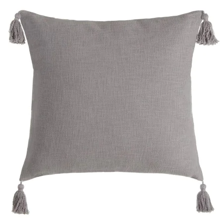 Cushion Grey 60 x 60 cm Squared by BigBuy Home, Cushions - Ref: S8805985, Price: 19,05 €, Discount: %