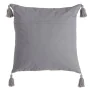 Cushion Grey 60 x 60 cm Squared by BigBuy Home, Cushions - Ref: S8805985, Price: 19,05 €, Discount: %