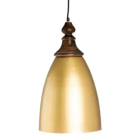 Ceiling Light Golden Iron Mango wood 40 W 220-240 V 30 x 30 x 53 cm by BigBuy Home, Pendant Lights - Ref: S8806024, Price: 53...