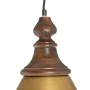 Lampadario Dorato Ferro Legno di mango 40 W 220-240 V 30 x 30 x 53 cm di BigBuy Home, Lampade a sospensione - Rif: S8806024, ...