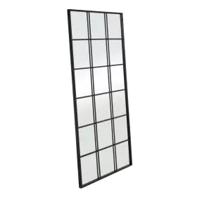 Espejo de pared Negro Ventana 90 x 3 x 180 cm de BigBuy Home, Espejos de pared - Ref: S8806028, Precio: 278,42 €, Descuento: %