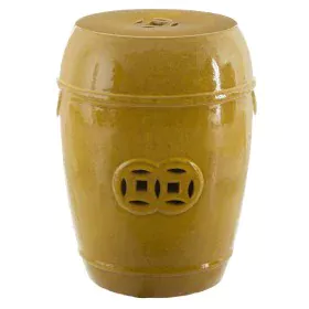 Stool Yellow Ceramic 35 x 35 x 48 cm by BigBuy Home, Taborets - Ref: S8806030, Price: 59,65 €, Discount: %