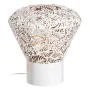 Lampada da tavolo Bianco Dorato Ferro 40 W 240 V 27 x 27 x 28 cm di BigBuy Home, Lampade da tavolo e abat-jour - Rif: S880605...