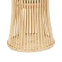 Lantern Natural Bamboo Crystal 16 x 16 x 40 cm by BigBuy Home, Candelabras and candle holders - Ref: S8806083, Price: 19,65 €...