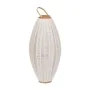 Lanterne Beige Naturel Bambou Verre 40 x 40 x 83 cm de BigBuy Home, Bougeoirs et chandeliers - Réf : S8806084, Prix : 92,21 €...