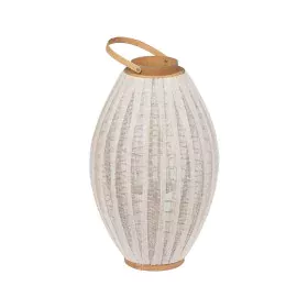 Lanterne Beige Naturel Bambou Verre 36 x 36 x 56 cm de BigBuy Home, Bougeoirs et chandeliers - Réf : S8806086, Prix : 58,67 €...