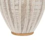 Lanterna Bege Natural Bambu Cristal 36 x 36 x 56 cm de BigBuy Home, Candelabros e suportes para velas - Ref: S8806086, Preço:...