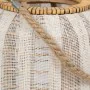 Laterne Beige natürlich Bambus Kristall 25 x 25 x 45 cm von BigBuy Home, Kerzenständer und Kerzenhalter - Ref: S8806087, Prei...