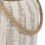 Lantern Beige Natural Bamboo Crystal 20 x 20 x 33 cm by BigBuy Home, Candelabras and candle holders - Ref: S8806092, Price: 2...