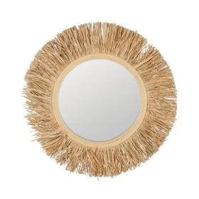 Miroir mural Naturel 55 x 1,5 x 55 cm de BigBuy Home, Miroirs muraux - Réf : S8806094, Prix : 16,02 €, Remise : %