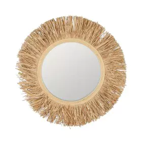 Wall mirror Natural 55 x 1,5 x 55 cm by BigBuy Home, Wall-Mounted Mirrors - Ref: S8806094, Price: 15,38 €, Discount: %