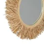 Wall mirror Natural 55 x 1,5 x 55 cm by BigBuy Home, Wall-Mounted Mirrors - Ref: S8806094, Price: 16,02 €, Discount: %