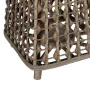 Lantern Grey Bamboo Crystal 30 x 30 x 56 cm by BigBuy Home, Candelabras and candle holders - Ref: S8806103, Price: 40,55 €, D...