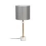 Lampada da tavolo Bianco Grigio Dorato Marmo Ferro 40 W 25 x 25 x 61 cm di BigBuy Home, Lampade da tavolo e abat-jour - Rif: ...