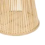 Lantern Natural Bamboo Crystal 20 x 20 x 50 cm by BigBuy Home, Candelabras and candle holders - Ref: S8806113, Price: 23,61 €...