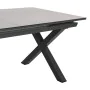 Mesa de Jantar Branco Preto Cerâmica Alumínio Cristal 180 x 100 x 77 cm de BigBuy Home, Jogos de móveis - Ref: S8806114, Preç...