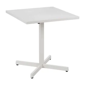 Mesa de Apoio Dobrável Branco 70 x 70 x 74 cm de BigBuy Garden, Mesas auxiliares - Ref: S8806117, Preço: 104,12 €, Desconto: %